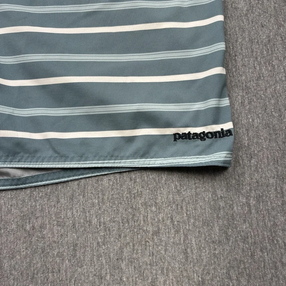 Patagonia Board Shorts‎ Mens 38 Blue Stripes 9